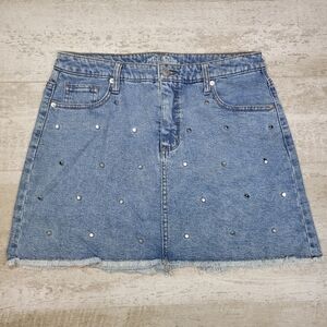 Wild Fable Studded Jean Skirt Size 14